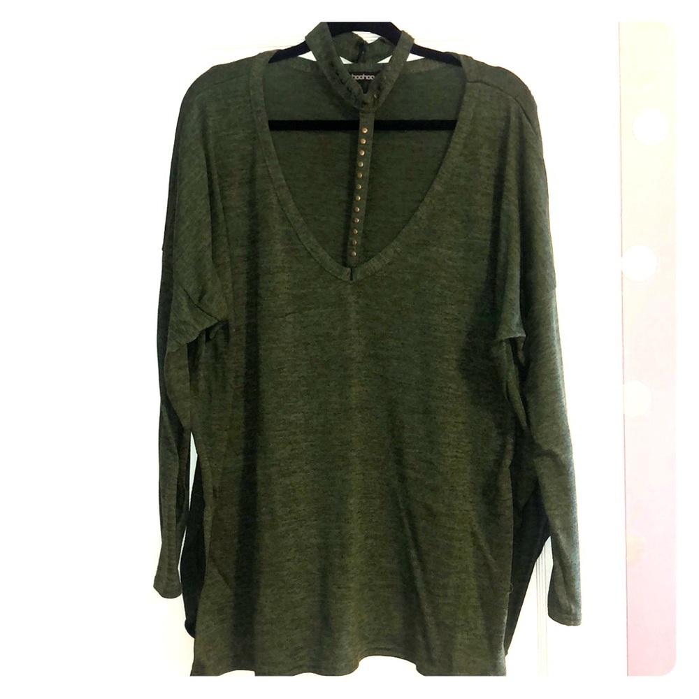 Boohoo Choker Top